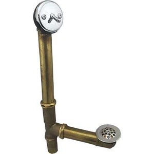 PROFLO Wannen- und Duschablauf / Überlaufablauf - für Wannen 18" - 24" hoch, chrom - Bild 1 von 1