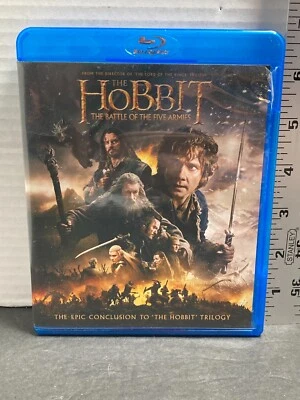 The Hobbit The Battle of the Five Armies Blu-ray Used 2015 - Image 1 of 4