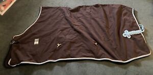 RARE Rambo Grand Prix Fleece Dress Sheet Cooler 81” Brown