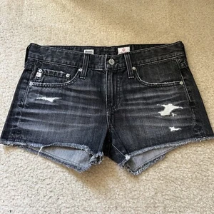 Adriano Goldschmied Vintage Cut-Off Denim Shorts - Picture 1 of 10
