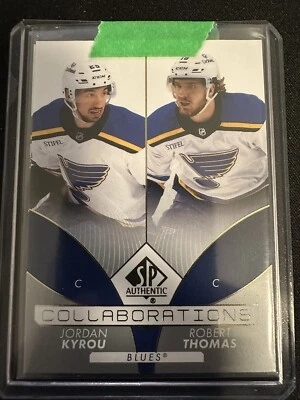 2022-23 SP Authentic Collaborations Jordan Kyrou/Robert Thomas #C-22 - Image 1 of 2