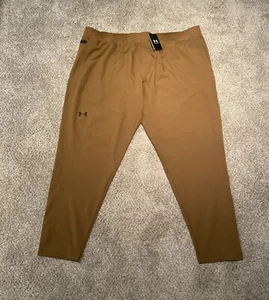 Under Armour Unstoppable Tapered Fitted Brown Pants 1352028-498 Men's Size 4XLT - Picture 1 of 5