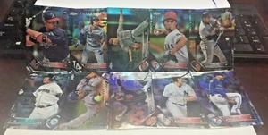 2016 Topps Chrome Black Refractor Lot 10 w/Joc Pederson,Greg Bird,Dae-Ho Lee RC - Picture 1 of 1