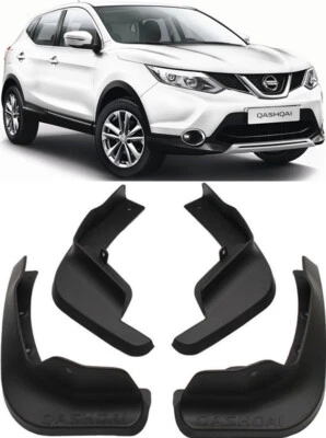 Genuine Front & Rear Splash Guards Mud Flaps For 2014-2021 Nissan QASHQAI J11 - Image 1 of 4