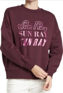 Scotch & Soda Maison Scotch übergroßes weiches sonnenstrahlendes Sweatshirt, Größe Med, neu mit Etikett - Bild 1 von 12