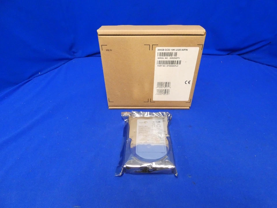 Seagate Cheetah 10K 300GB SCSI Drive, New w/Original Box (part #ST3300007LC) EVS - Image 1 of 4