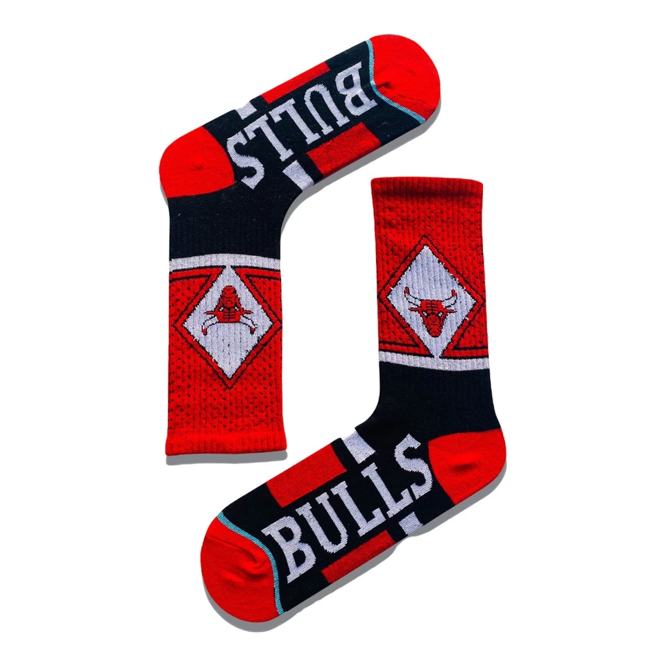 Chicago Bulls Socks Gift Socks Novelty Sock Basketball Sports Socks Unisex Socks - Image 1 of 1