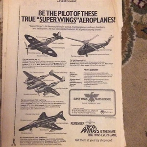 Di1 Ephemera 1972 Werbung Super Wings Toys - Bild 1 von 1
