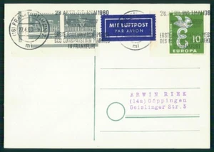 BERLÍN SERIE PERMANENTE 140 x CONSTRUCCIONES 1960 PAR POSTAL ESQUINERA Mi solo -.-!! ea06 - Imagen 1 de 2