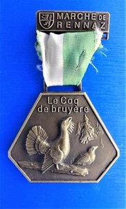 Suiza orden MARCHA DE RENNAZ Le Coq de bruy-EL PETIRROJO DE ROCA (Lentejuelas las) - Imagen 1 de 5