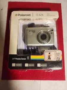 Fotocamera digitale zoom ottico 6x nuova sigillata Polaroid iS 624 argento 16 megapixel - Foto 1 di 2