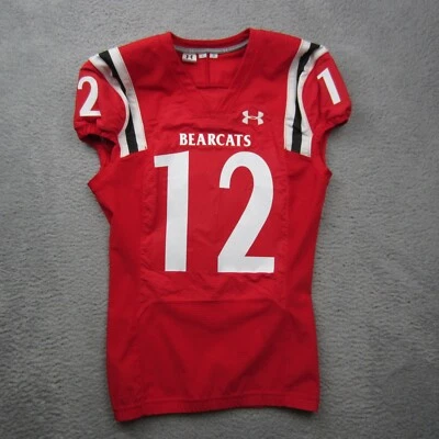 Cincinnati Bearcats Football Jersey Game Player Issued #12 Red Under Armour 2019 - Image 1 of 4