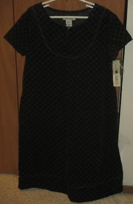 Vestido Jersey Cherokee Niña XL (14/16) Negro Gris Damasco Pana Sin Mangas Foto 1 de 3