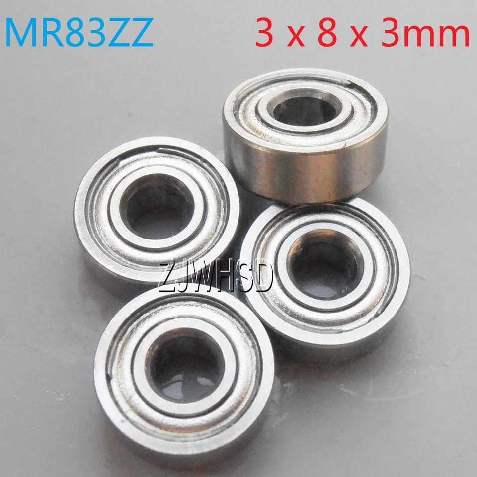 4pcs MR83zz Sealed Bearing 3 x 8 x 3 mm for TAMIYA TRAXXAS ALIGN RC Hobby DIY - Image 1 of 1