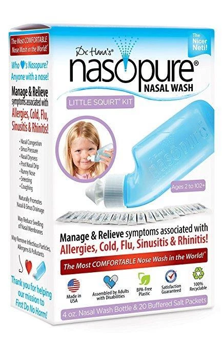 Nasopure Nasal Wash System Little Squirt to Go 1 Kit