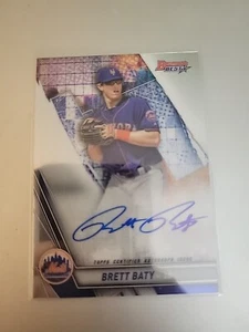 2019 Bowman's Best - Autographs #B19-BB Brett Baty (AU, RC) - Picture 1 of 2