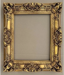 Cadre Baroque En Bronze Doré 70x60 Cm Renaissance Opulent Magnifique Nostalgique - Bild 1 von 7