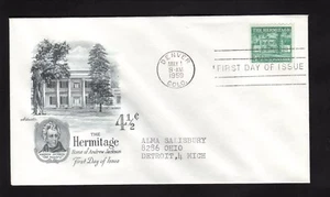 The Hermitage 1959 Coil First Day Cover Artmaster Cachet Denver, Colorado - Picture 1 of 1