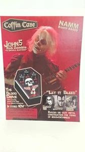 JOHN 5 BLOOD DRIVE PEDAL COFFIN CASES NAMM SHOW AD - 10X8 - PRINT AD a4.. - Picture 1 of 2