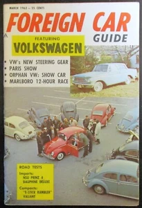 Rivista Guida Auto Estera Marzo 1962 - Foto 1 di 3
