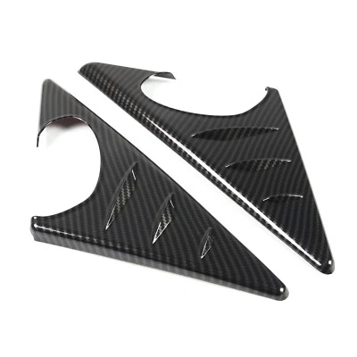 Se adapta a BMW 05-12 Serie 3 E90 Espejo retrovisor lateral bandera panel cubierta ABS fibra de carbono Foto 1 de 4