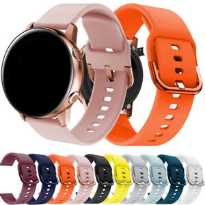 For Samsung Galaxy Watch Active 2 Silicone Sport Band Bracelet Strap 42 40 44mmต