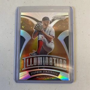 STEPHEN STRASBURG 2020 PANINI PRIZM HOLO SILVER ILLUMINATION *NATIONALS*🔥 - Picture 1 of 2