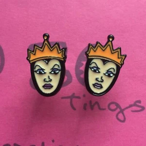 Evil Queen Metal Stud Earrings - Picture 1 of 1