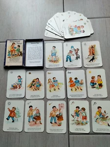 Altes Quartettspiel Schwarzer Peter mit bekannten Kinderreimen - Bild 1 von 3