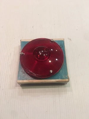 NOS 65-74 Chevy Tilt Cab Truck Rear Turn signal  Light Lens Red OEM GM 2489688 - Image 1 of 4