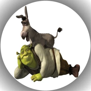 Tortenaufleger Geburtstag Tortenbild Fondant Oblate Shrek L6 - Bild 1 von 1