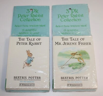 Sets of 3- Beatrix Potter Peter Rabbit Collection The Tale of Mr. Jeremy Fisher - Image 1 of 4