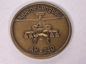 AH-64 Apache Helicopter Boeing 1000 Delivered Challenge Coin 1.5" - Picture 1 of 5