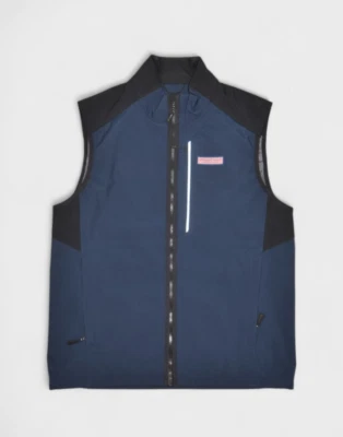 Vineyard Vines Jacket Mens M Performance Vest Navy Zip Golf Marthas Vineyard - Image 1 of 4
