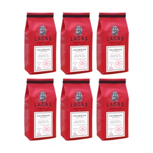 Lacas Coffee Company 6 unidades Colombiano Supremo Mediano Fino 12 oz. - Imagen 1 de 5