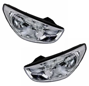 Pair Headlights Hyundai ix35 LM 02/10-12/12 New Front Lamps Active Elite 11 SUV - Picture 1 of 9