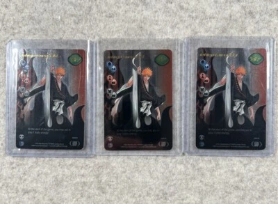Ichigo Kurosaki Bleach TCG Seireitei DB3 Foil PROMO Holo Card Game CCG Anime(X3) - Image 1 of 4
