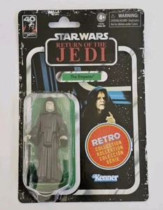 "Figura El Emperador Colección Retro Star Wars ROTJ escala 3,75"" sin usar, en caja" - Imagen 1 de 6