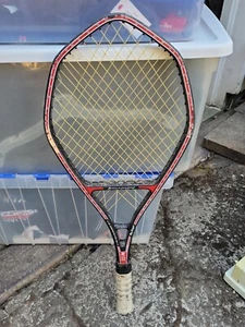 "RAQUETA DE TENIS DE CUERDA LARGA MACGREGOR BERGELIN DE COLECCIÓN - ""SOLO PARA DEMOSTRACIÓN" - Imagen 1 de 10
