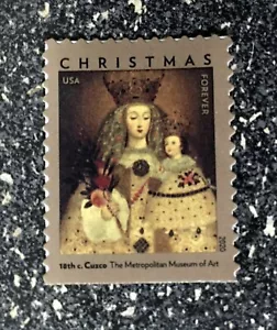 2020USA #5525 Forever Our Lady of Guapulo - Single Stamp  Mint christmas madonna - Picture 1 of 1