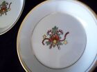 Fitz & and Floyd St Nicholas Bread and Butter Plates 5.5 Inch Candy Cane Set of5