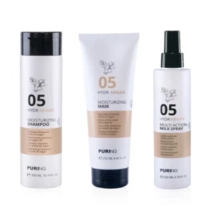Puring 05 Hydrargan Shampoo 300ml + Maschera 250ml + Latte Spray Nutriente 200ml - Foto 1 di 1