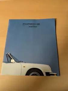 Porsche 911 SC Cabrio Prospekt um 1982 englischer Text Verkaufswagen Auszug  - Bild 1 von 4