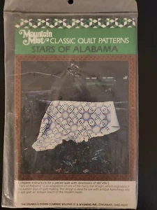 MOUNTAIN MIST KLASSISCHE STEPPMUSTER Stars of Alabama 80" × 96" - Bild 1 von 4