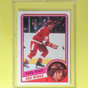 KELLY KISIO  1984  ROOKIE   OPC  #56  Detroit Red Wings
