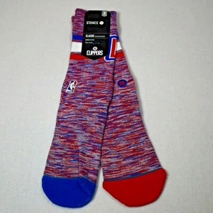 Calcetines Stance LA Clippers Melange NBA Clásicos Crew Para Hombre Talla Mediana 6-8.5 Nuevos - Imagen 1 de 4