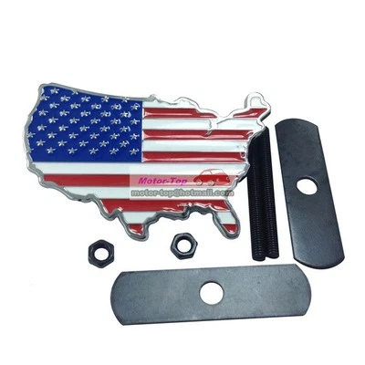 Bandera terrestre de Estados Unidos capó de metal parrilla delantera insignia emblema ajuste Jeep Foto 1 de 4