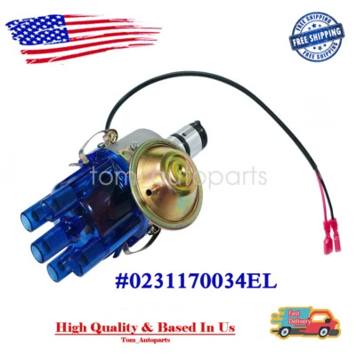 034 Vacuum Advance Electronic Distributor For VW Bug Bus Ghia 0231170034EL - Image 1 of 4