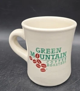 Green Mountain Coffee Roasters Brand Coffee Mug Heavy Diner Style - Picture 1 of 4