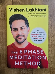 The 6 Phase Meditation Method by Lakhiani Vishen Hardcover/Dust Jacket Excellent - Imagen 1 de 6